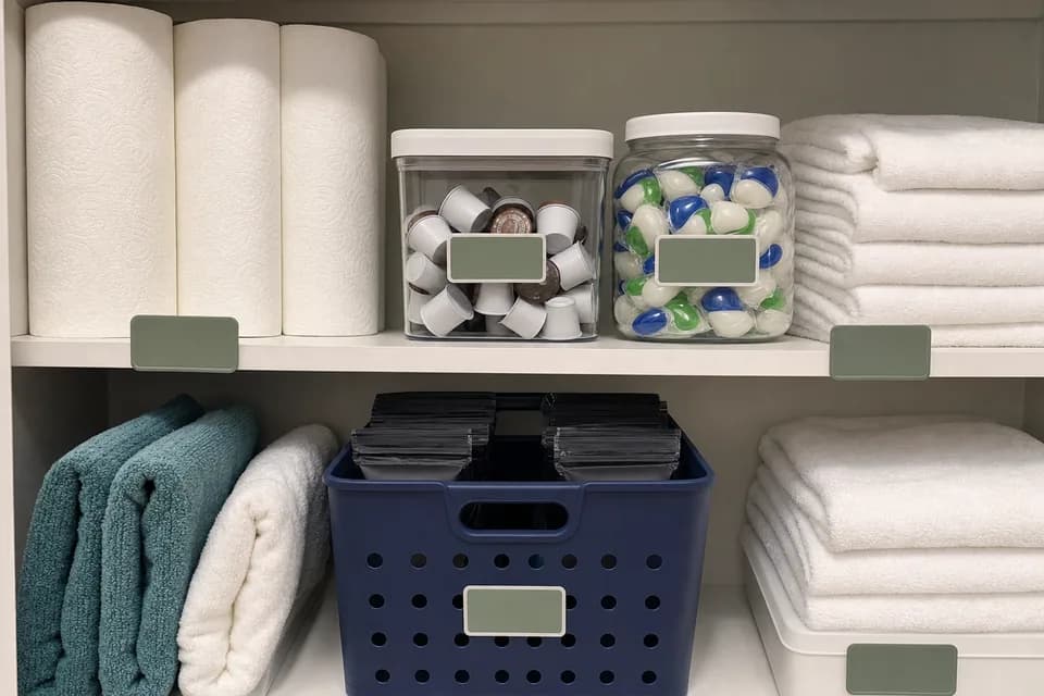Supply closet restock turnover photo